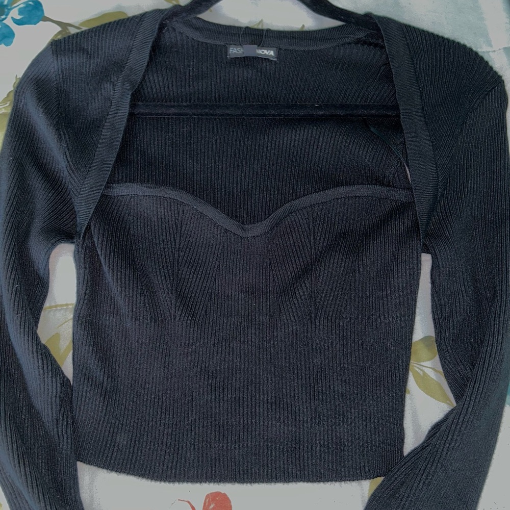 Fashion Nova Don’t Be Fooled Sweater Top